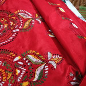 Kantha Stitch Saree